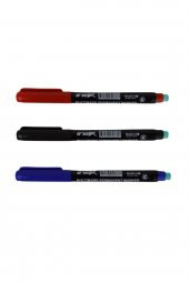 inox Cd Asetat Kalemi M Uç 1.5 mm Siyah Kırmızı Mavi - 1