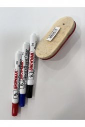 Snowman Tahta Kalemi 3lü Set Silgi - 2