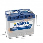 Varta Blue Dynamic E23 12 V 70 Ah 630 A(En) Akü - 2