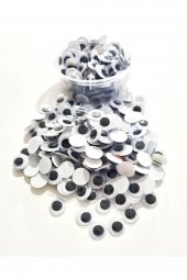 Modellino 150 Adet Siyah Oynar Göz 10mm - 1