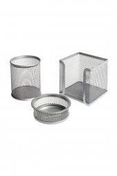 Bigpoint Metal Perfore 3lü Set Silver - 1