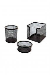 DRT Metal 3 Lü Kalemlik Seti Siyah - 1