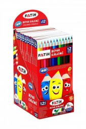 Fatih Kuru Boya 12 Renk Tam Boy Kalem - 1