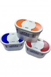 HATAS Fırça Temizleme Kabı 2 Bölmeli Eko 0899 - 1