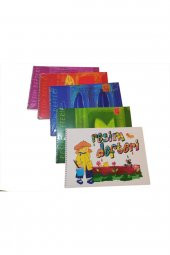 Saray 3 Adet Karton Kapak Spiralli Resim Defteri 25 X 35 Cm 15 Yaprak - 1
