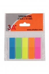 3A Yapışkanlı Ayraç Not Kağıdı 125adet Index - 1