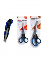 Noki Büro Makas Ve Maket Bıçağı Seti 3lü - 1