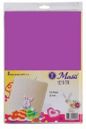 Masis A4 Eva 10 Renk 2mm Düz Eva 10lu Eva thumbnail 2