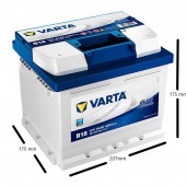 Varta Blue Dynamic B18 Kare Tip 12 V 44 Ah 440 A(En) Akü - 2