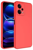 Xiaomi Redmi Note 12 5G Kılıf Lansman Tasarım İç Yüzeyi Kadife Silikon - 5