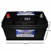 AUTOPOWER 12V 105AH AMPER Akü Varta Üretimi - 2