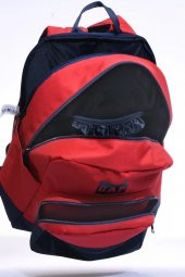 Gap Çok Gözlü Unisex Okul Günlük Sırt Çantası Kırmızı-Lacivert 03398 thumbnail 4