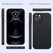 Onegif Apple iPhone 12 Mini (5.4'') Sert Kılıf - Siyah- thumbnail 4