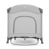 Gulz Omega Anne Yanı Sallanır Cibinlikli Oyun Parkı Bebek Beşik 70x110 cm + Visco Yatak Dark Grey - 8