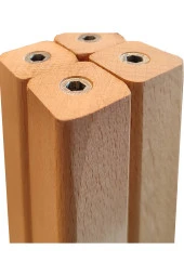 Exent Ahşap, KAMP, balkon bahçe plaj piknik sehpası, kamp masası-60x60 yükseklik: 50 cm - 3