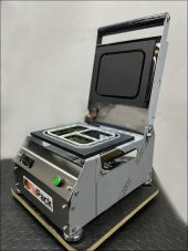 Paslanmaz Kase Tabak Kapatma Makinesi 3 Bölmeli Yemek Paketleme GMF-3 - 4