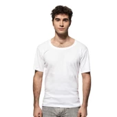 6 lı Paket Özkan Erkek Ribana Kısa Kol Bisiklet Yaka Atlet 0115 thumbnail 1