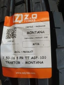 MONTANA 7.50-16 8 PR TT AGF-100 TRAKTÖR LASTİĞİ 2025 YERLİ ÜRETİM - 2
