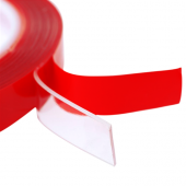 Aletçantam Akrilik Silikon Bant Şeffaf Çift Taraflı 18mm x 2yrd - 1
