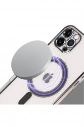 Iphone 13 Kablosuz Şarj Özellikli Razer Kamera Korumalı Prime Magsafe Telefon Kılıfı - 3