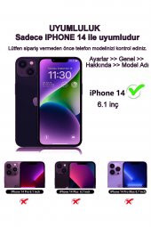 Iphone 14 Uyumlu Şeffaf Kılıf 5d Ekran Koruyucu Gümüş Kamera Koruyucu 360° Tam Koruma 3in1 Set - 2