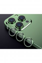 Iphone 13 Pro Ve 13 Pro Max Uyumlu Yeşil Kamera Lens Koruyucu - 1