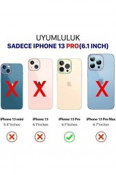 Iphone 13 Pro Kılıf Magsafe Özellikli Şeffaf Kılıf Darbe Emici Sert Silikon Uyumlu 13pro - 2