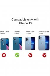 Iphone 13 (6.1) Şeffaf Şarj Giriş Tıpalı Kamera Korumalı Kılıf A Quality Case - 2