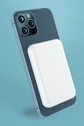 Iphone Uyumlu Magsafe Kablosuz Şarj Wireless Şarj Cihazı Powerbank Magesafe - 3