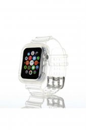 Kayış/kordon Ve Kasa Koruyucu Apple Watch Seri 2/3/4/5/6/7/se 40mm Şeffaf (SAAT DEĞİLDİR) - 1