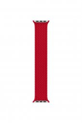 Watch Uyumlu    Örgü Kordon-kırmızı-38mm - 2