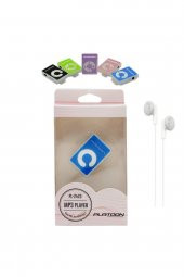 (siyah) Mini Mp3 Çalar + Kulaklık + Şarj Kablosu Pl-2423 - 2