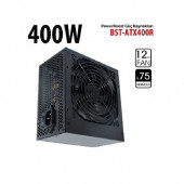 BOOST BST-ATX400R 12CM SİYAH FAN 400W POWER SUPPLY RETAIL BOX - 1