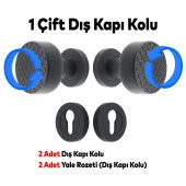 Linda Dış Kapı Tokmağı Topuzu Kolu Metal Tokmak Siyah Kapı Kolu Yale Sağa Sola Uygun 1 Takım - 2