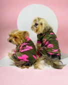 Pinky Camouflage Penye Tulum Köpek Tulumu Köpek Elbisesi - 6