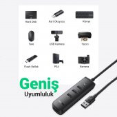 Ugreen 4 Portlu USB 3.0 Çoklayıcı HUB Adaptör 25 CM - 4