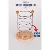 TransForMacion 12+2 ADET Metal Çatal Kaşık Bıçak Standı - 1