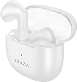 Shaza Air7 Gürültü Azaltma ENC 4 Mikrofonlu Bluetooth 5.3 TWS Kulaklık Beyaz - 5