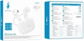 Shaza Air7 Gürültü Azaltma ENC 4 Mikrofonlu Bluetooth 5.3 TWS Kulaklık Beyaz - 3