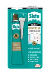 Henkel Beyaz Sista Üniversal Silikon Tüp 50 gr - 1