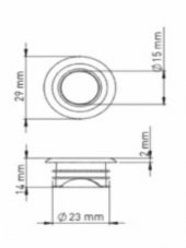İZYAPI İZYAPI LAVABO YÜZÜĞÜ B TİPİ CONTALI MODEL - 2