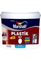 Marshall Plastik Mat Silinebilir Iç Cephe Boyası Beyaz 2,5 Lt (3,5 KG) - 1