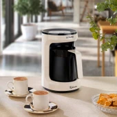 Schafer Kahvecim Otomatik Türk Kahve Makinesi-Krem - 1