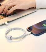 Baseus 20W 1Metre TYPE-C to İphone Şarj Kablosu İphone 11 11 Pro Max Şarj Kablosu Ultra Hızlı Şarj - 7