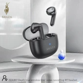 Shaza Air7 Gürültü Azaltma ENC 4 Mikrofonlu Bluetooth 5.3 TWS Kulaklık Siyah - 3