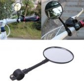 Bisiklet Aynası Scooter Aynası Bisiklet Scooter Dikiz Aynası Esnek Ayarlanabilir Bisiklet Aynası - 2