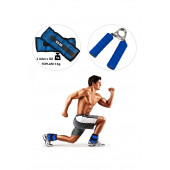 Spor Byfit 0.5 Kg x 2 Adet Mavi El veya Ayak Bileği Ağırlığı + El Yayı HEDİYELİ - 1