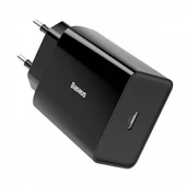 Baseus Akıllı Şarj 18W PD Type-C Hızlı Şarj Adaptörü, Apple Macbook Pro,Android ve İOS Uyumlu - 1