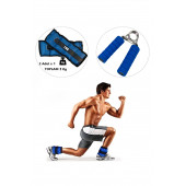 Spor Byfit 1 Kg x 2 Adet Mavi El veya Ayak Bileği Ağırlığı + El Yayı HEDİYELİ - 1