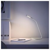 Led'li Çalışma-Masa Lambası MeridyenDukkan Beyaz Renk Modern-İnce Tasarım - 2